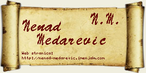 Nenad Medarević vizit kartica